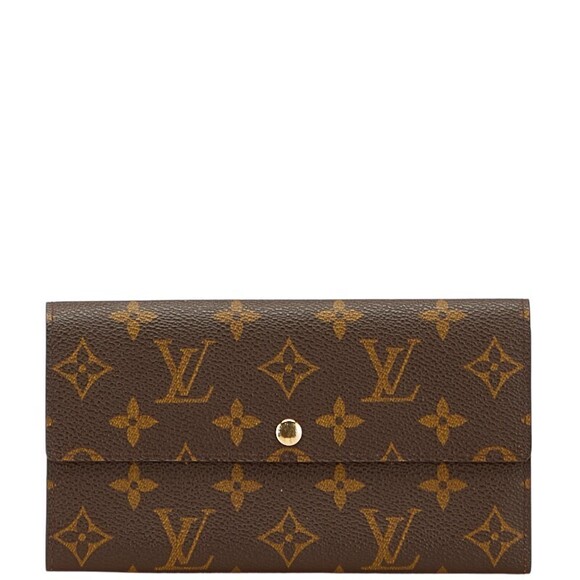 Louis Vuitton Handbags - Louis Vuitton Monogram Pochette Porte Monnaie Wallet Long Brown
